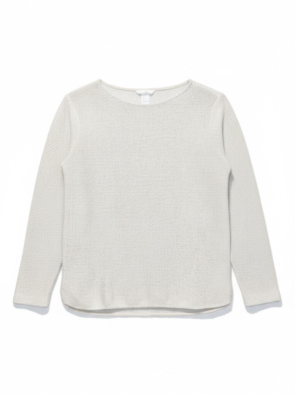 H&M White Textured Knit Sweater – Size Small